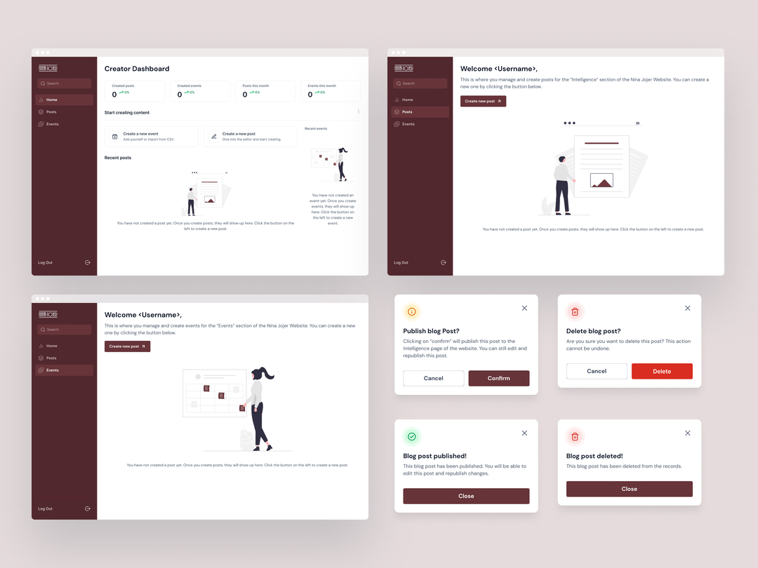 Nina-Jojer Website Redesign 2nd Hero image